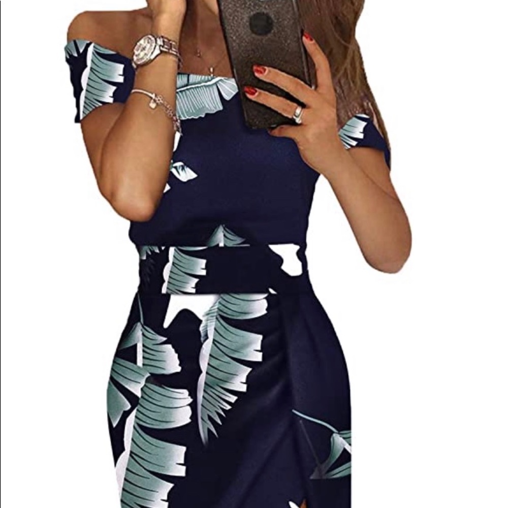 Off the shoulder dress